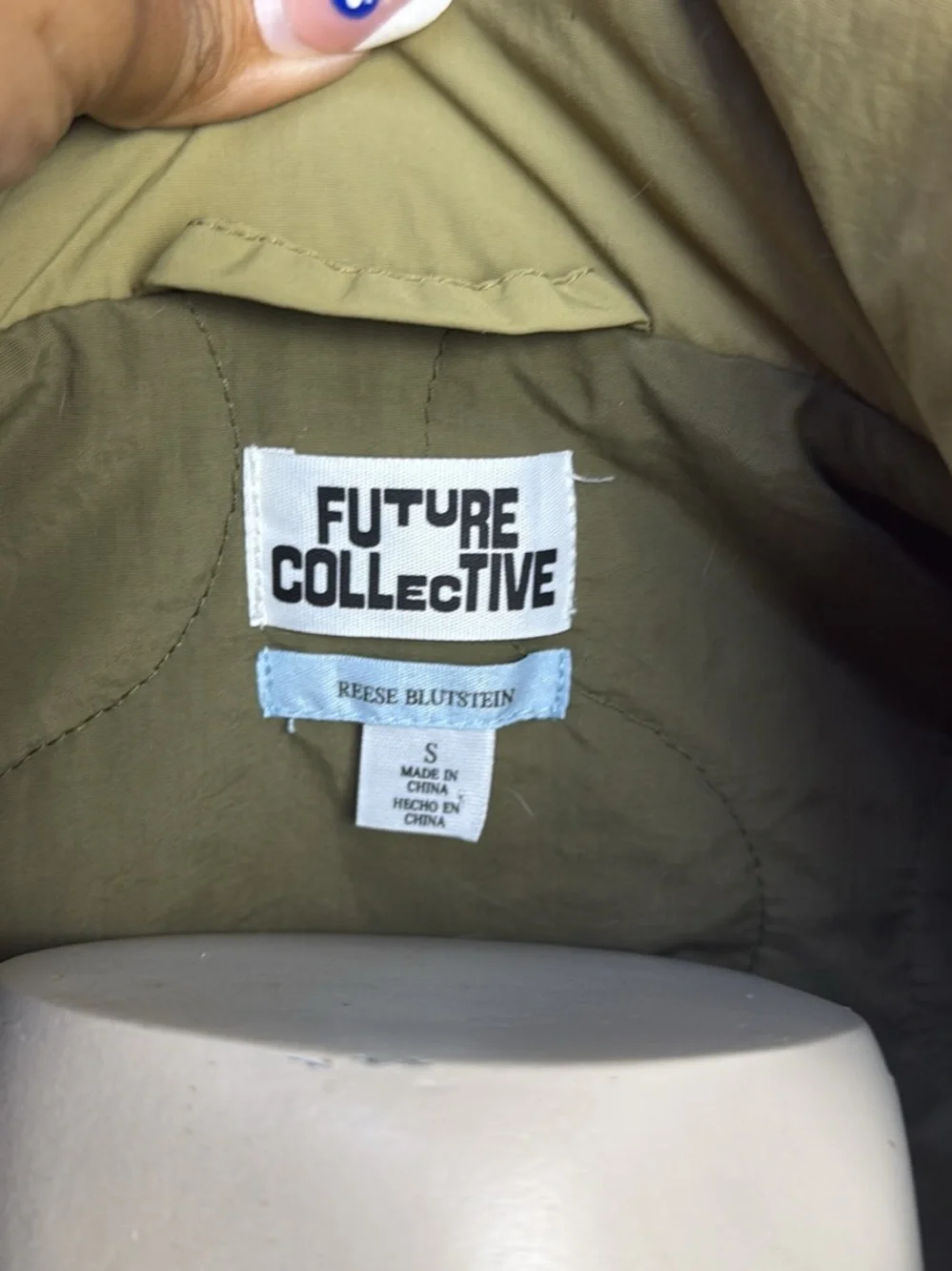 Women’s Two-Tone Olive Utility Jacket